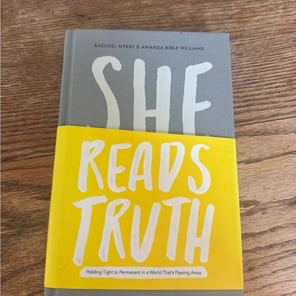 She Reads Truth Book with Yellow Cover